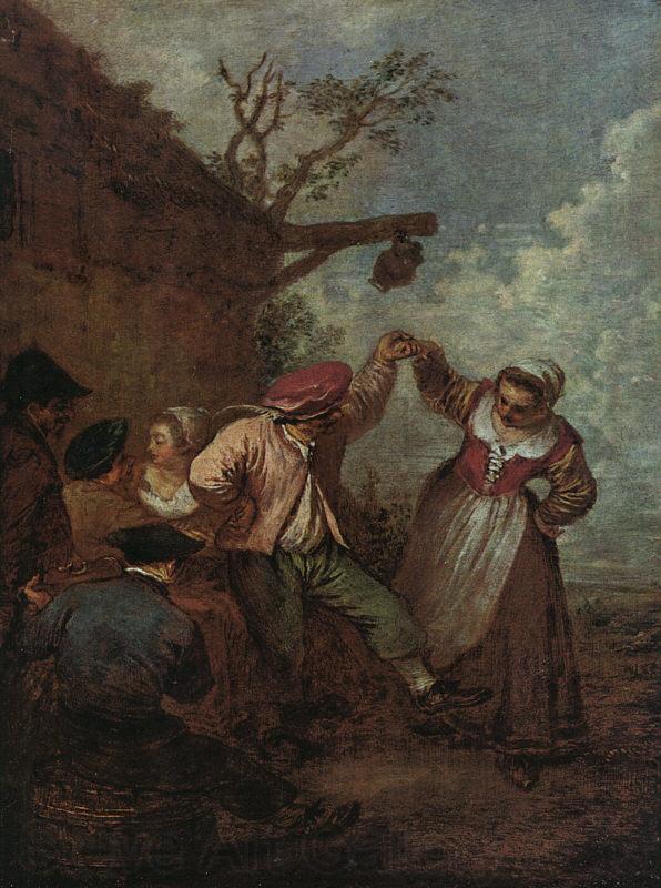 Jean-Antoine Watteau Peasant Dance France oil painting art